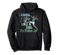 I Know I Play Like Try To Keep Up Hoodie - Minimalist Print Unisex