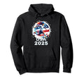 American Flag Soccer Womens Soccer Hoodie - Graphic Print for Adults