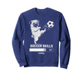 Funny Soccer Pug Skills Loading Dog Sweatshirt - Streetwear Style Unisex