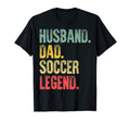 Mens Funny Husband Dad Soccer Legend T-Shirt - Fun Novelty Design Unisex