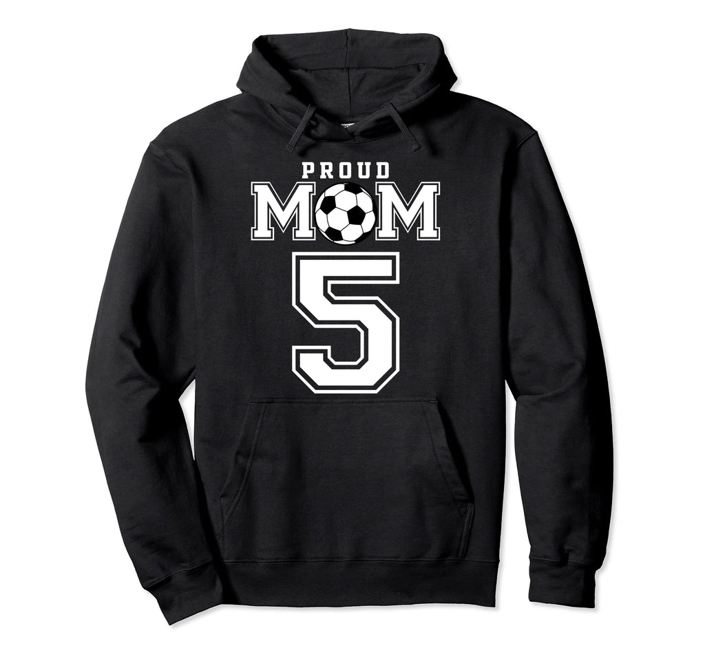 Number 5 Custom Proud Soccer Futbol Hoodie - Custom Art Print for Adults