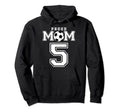 Number 5 Custom Proud Soccer Futbol Hoodie - Custom Art Print for Adults