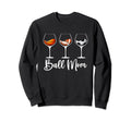 Ball Mom Funny Soccer Football Sweatshirt - Aesthetic Graphic for Adults