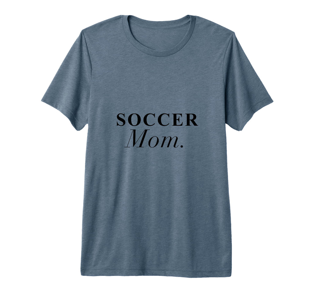 Soccer Mom Minimalist Tri Blend T-Shirt - Aesthetic Graphic Men Women