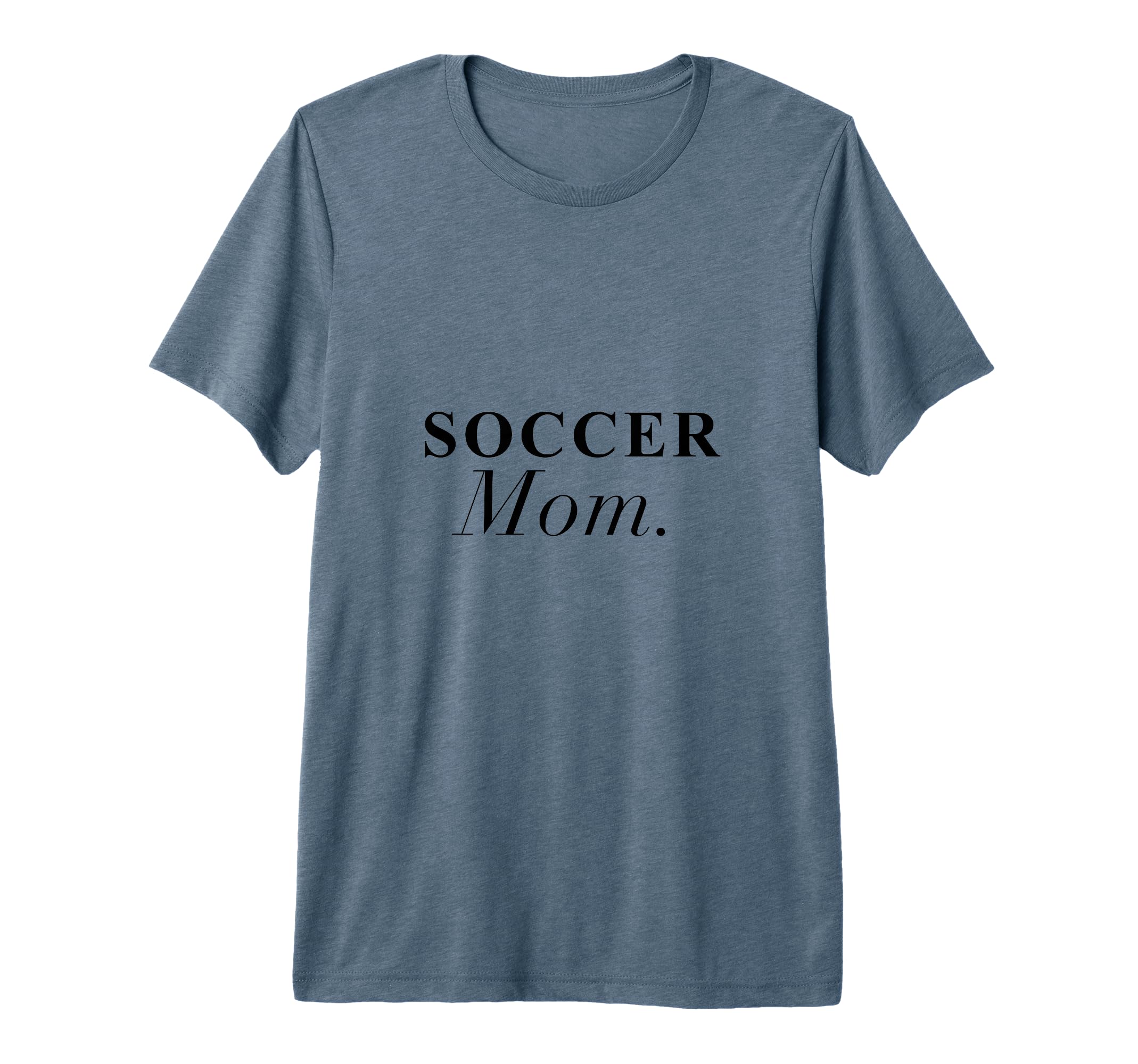 Soccer Mom Minimalist Tri Blend T-Shirt - Aesthetic Graphic Men Women