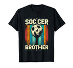 Soccer Brother Family Matching T-Shirt - Casual Everyday Wear for Adults
