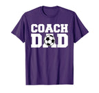 Coach Dad Soccer Dad Soccer Coach T-Shirt - Minimalist Print Unisex