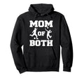 Mom Both Funny Soccer Volleyball Mom Hoodie - Unique Graphic Unisex