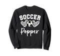 Soccer Popper Matching Family Soccer Sweatshirt - Fun Novelty Design Unisex