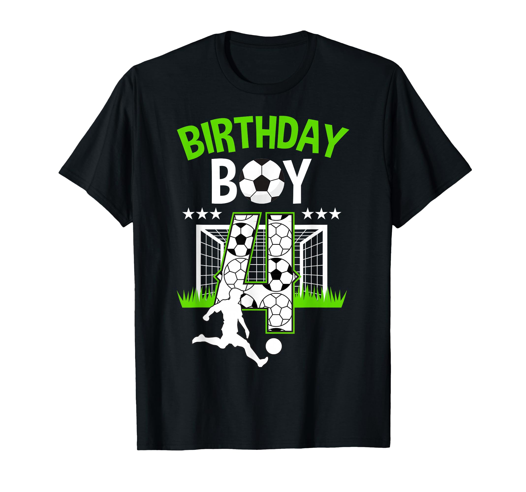Birthday Soccer 4 Year Old Who Loves T-Shirt - Unique Graphic for Adults