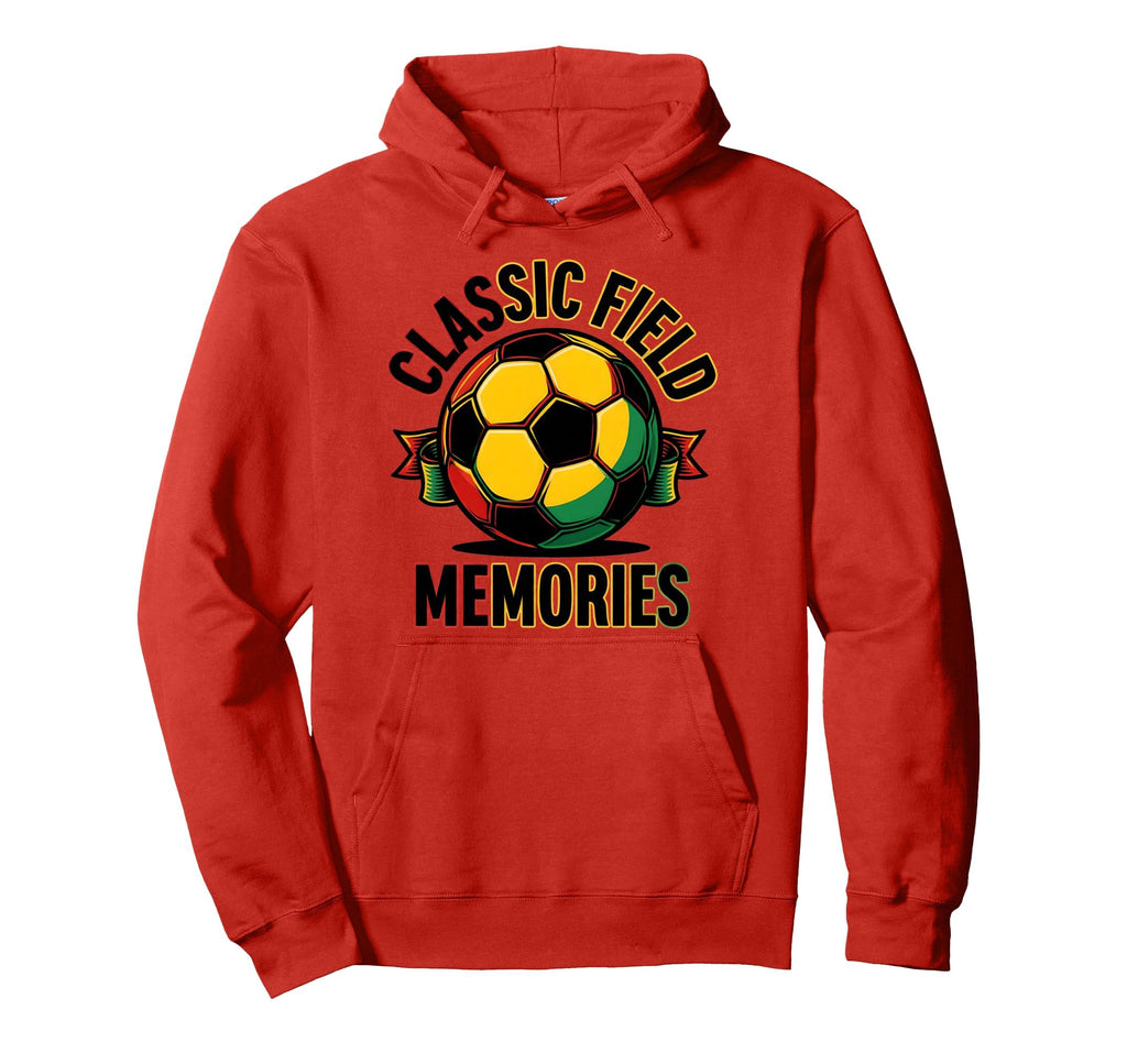 Soccer Ball Field Memories Hoodie - Custom Art Print for Adults