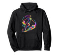 Colorful Soccer Splash Sports Hoodie - Minimalist Print Men Women