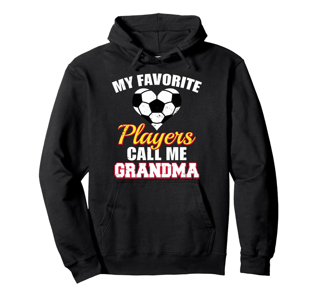 My Favorite Players Call Me Grandma Hoodie - Trendy Graphic for Adults