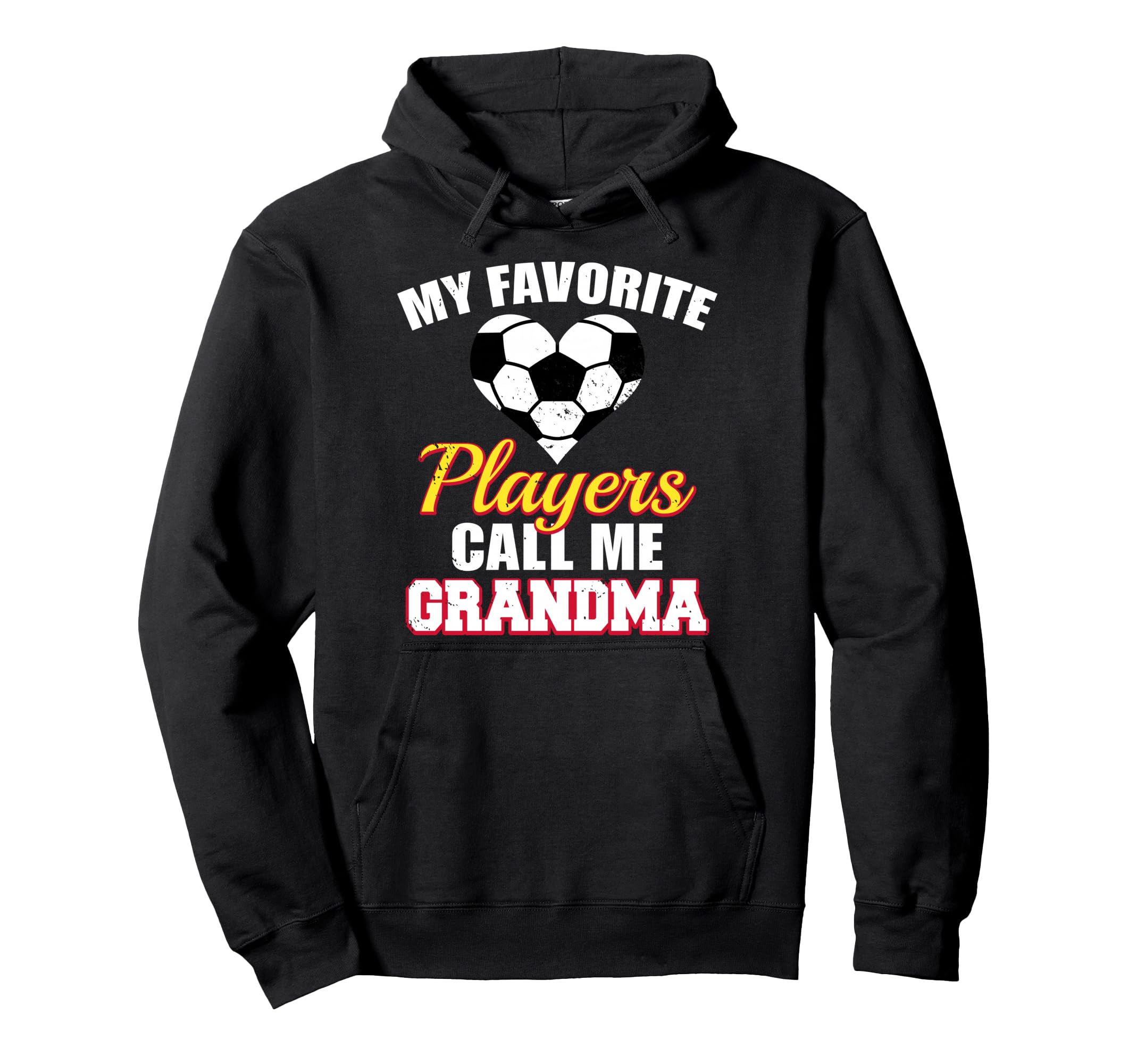 My Favorite Players Call Me Grandma Hoodie - Trendy Graphic for Adults