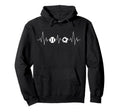 Soccer Baseball Heartbeat Funny Sport Hoodie - Minimalist Print Unisex