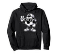 Soccer Ball Sunglasses Funny Soccer Hoodie - Fun Novelty Design Unisex