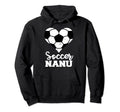 Soccer Nanu Funny Soccer Heart Grandma Hoodie - Trendy Graphic Men Women