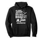 Little Brother Hockey Goalie Brother Hoodie - Casual Everyday Wear Unisex