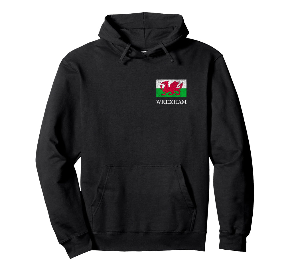 Wrexham Football Wales Welsh Soccer Hoodie - Fun Novelty Design Men Women