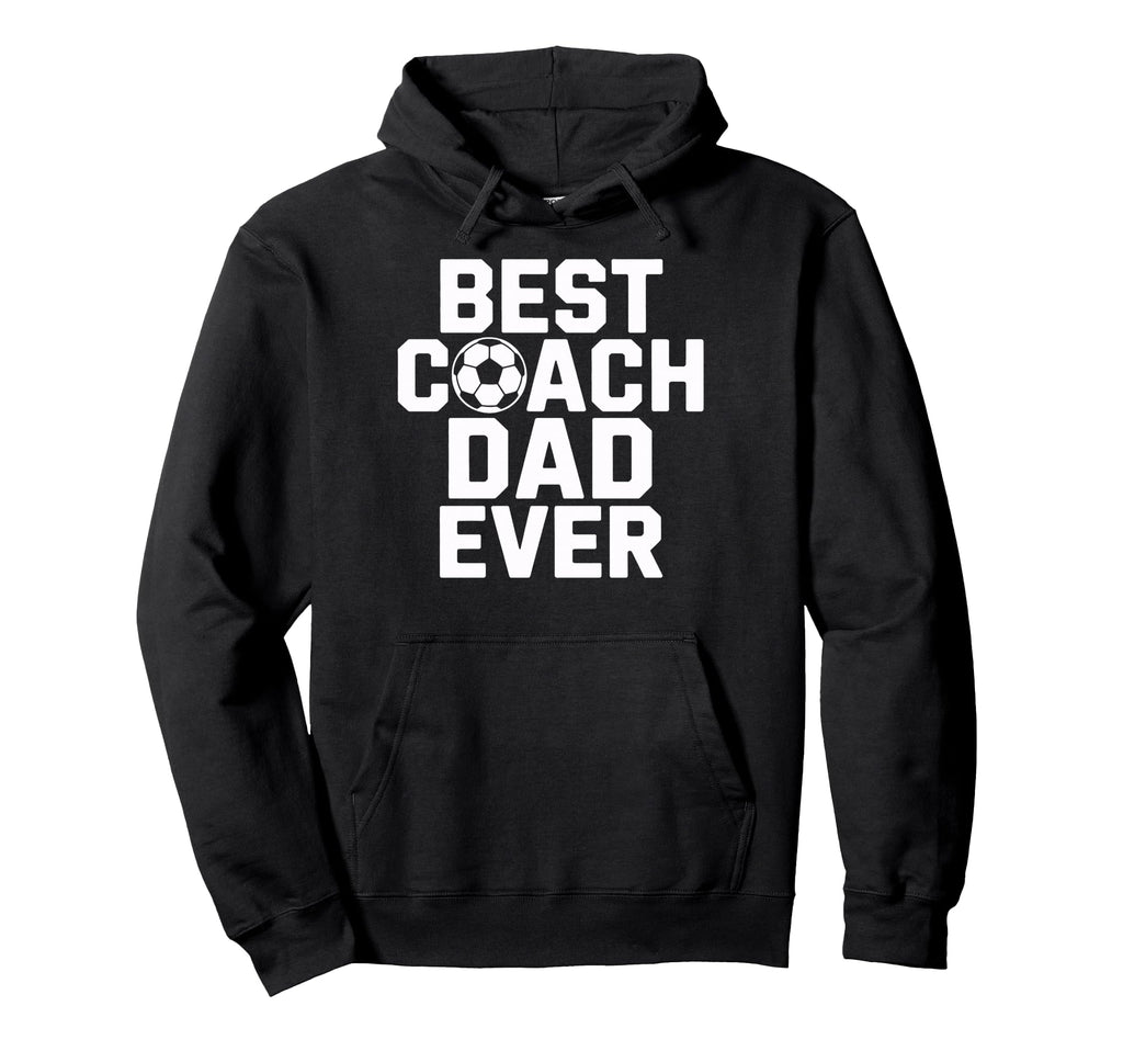 Best Coach Dad Ever Soccer Player Hoodie - Casual Everyday Wear Unisex