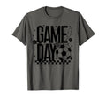 Game Day Soccer Season Mom Checkered T-Shirt - Streetwear Style Men Women