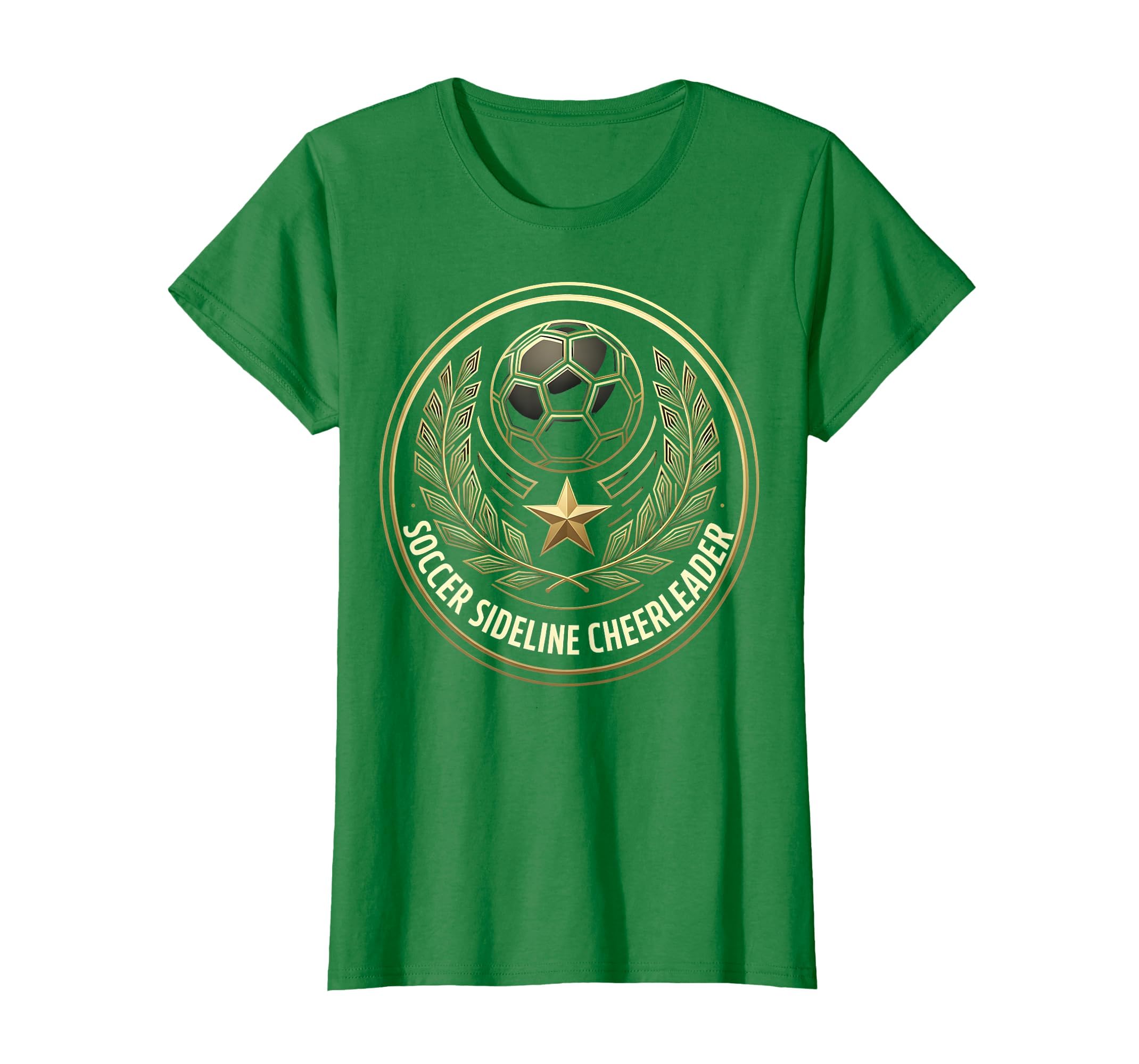 Soccer Sideline Cheerleader Mom T-Shirt - Novelty Apparel Unisex