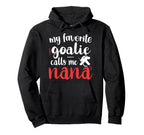 Proud Ice Hockey Goalie Nana Hockey Hoodie - Graphic Print for Adults