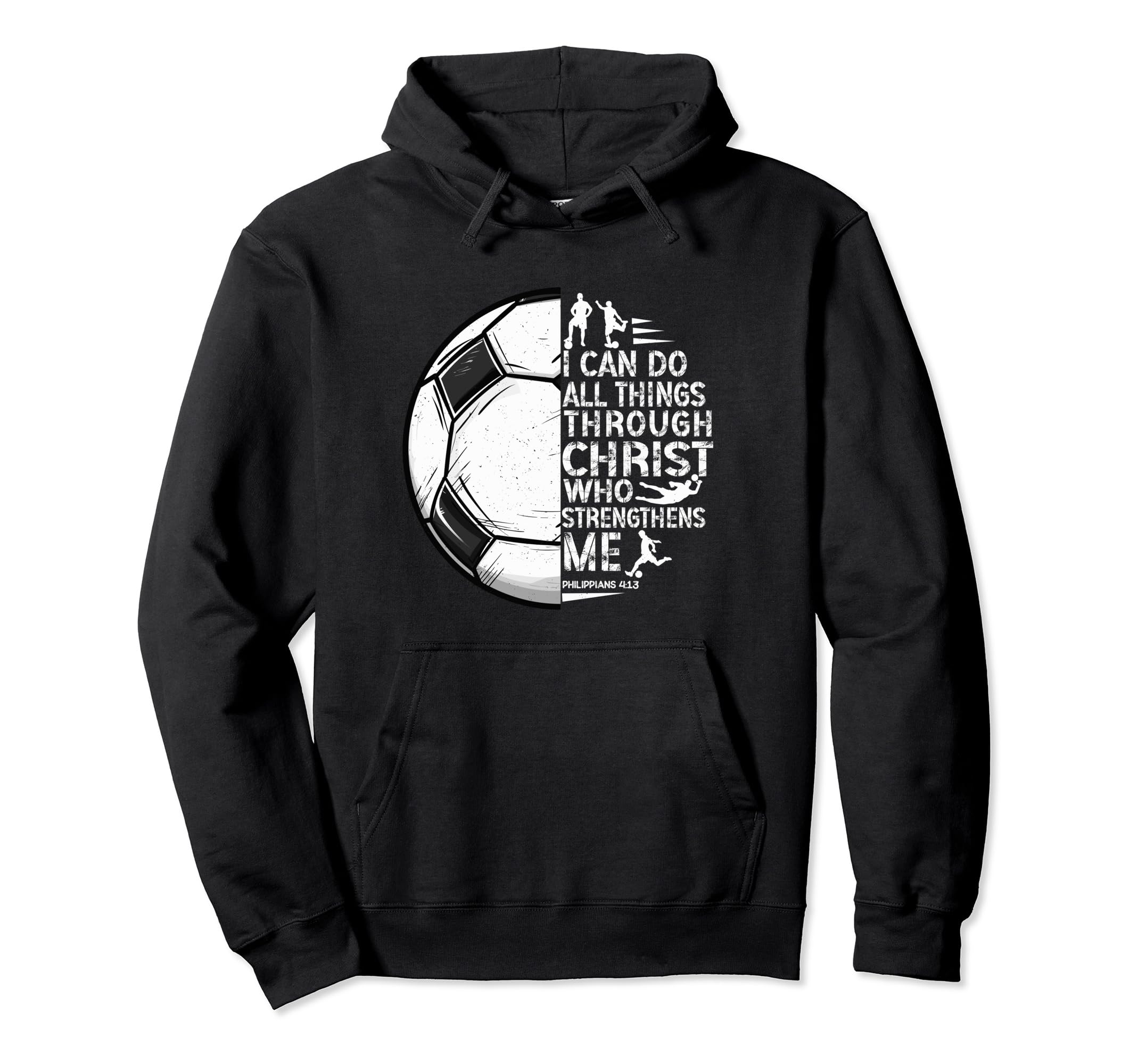 Soccer Gifts Teen Sayings Christian T S Hoodie - Unique Graphic Unisex