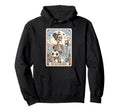 Soccer Mom Tarot Card Skeleton Hoodie - Minimalist Print Men Women
