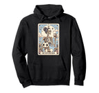 Soccer Mom Tarot Card Skeleton Hoodie - Minimalist Print Men Women