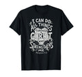 Christian Soccer Faith Bible Verse T-Shirt - Fun Novelty Design for Adults