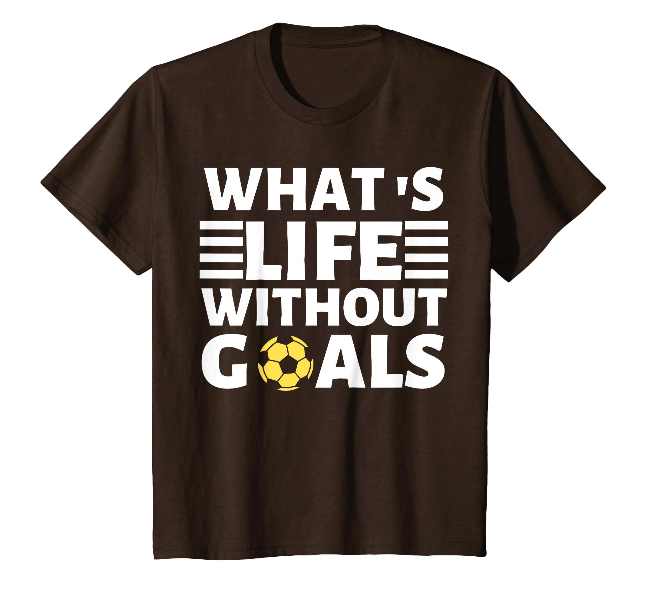 What Life Without Goals Is Forwards T-Shirt - Streetwear Style for Adults