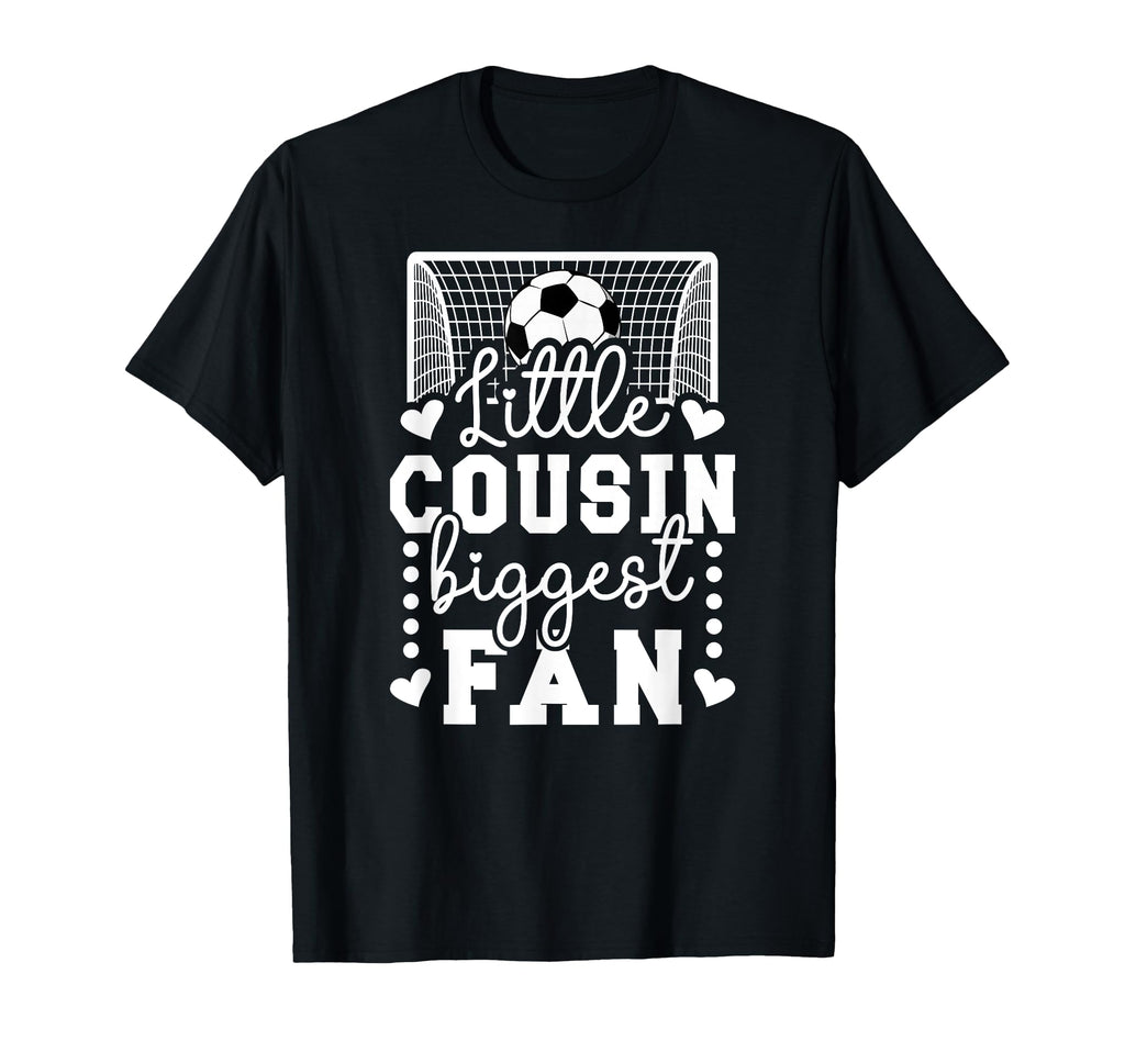 Little Cousin Soccer Goalie Cousin T-Shirt - Aesthetic Graphic for Adults