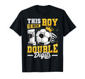 This Double Digits Soccer 10 Year Old T-Shirt - Graphic Print Men Women