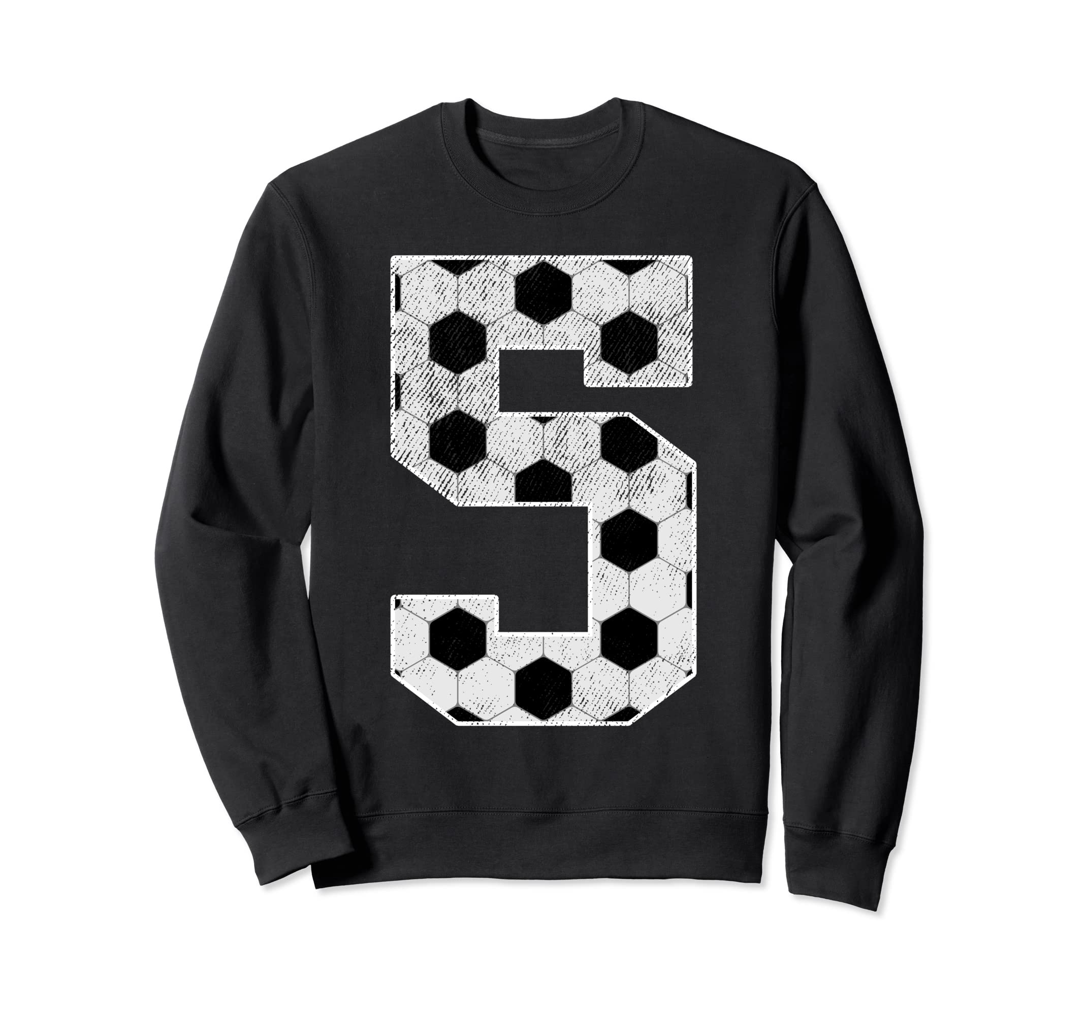 5Th Birthday Party Five 5 Year Sweatshirt - Minimalist Print for Adults