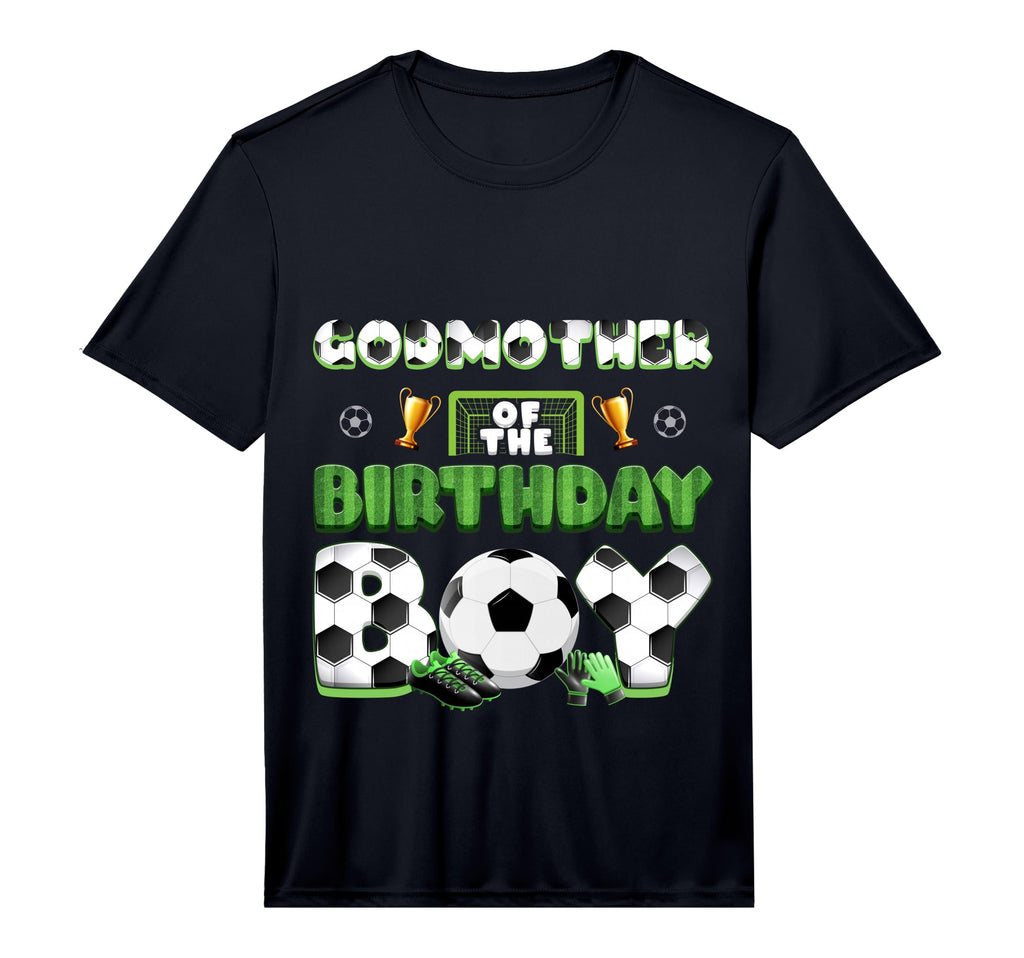 Godmother Birthday Soccer Group Family T-Shirt - Trendy Graphic Men Women