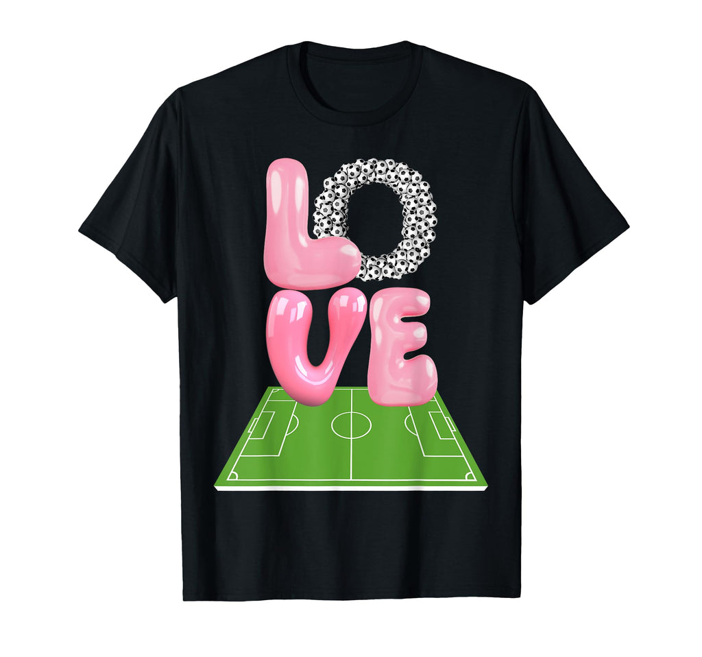 Soccer Love T-Shirt - Casual Everyday Wear for Adults