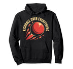 Love Kickball Player Soccer Baseball Hoodie - Fun Novelty Design Unisex