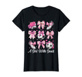 Soccer Player Soccer Coquette Bow Goals T-Shirt - Graphic Print Men Women