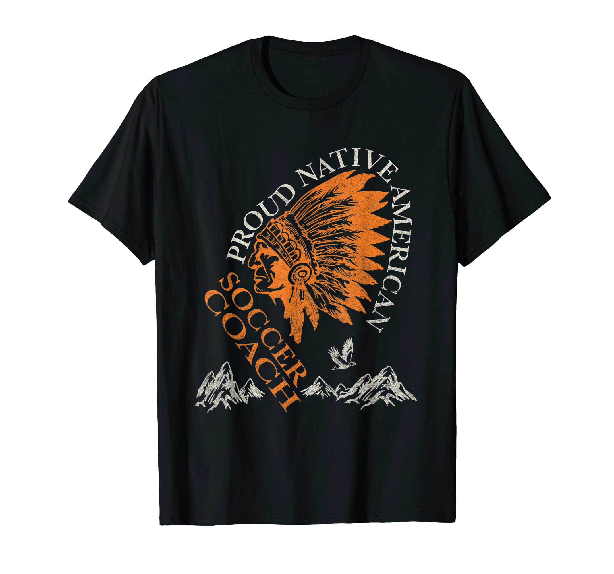 Proud Native American Job Soccer Coach T-Shirt - Unique Graphic for Adults