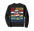 Bruh Dabbing Soccer Popsicle 67 Meme Sweatshirt - Graphic Print Men Women