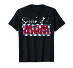 Soccer Mom Leopard Checkerboard Mama T-Shirt - Aesthetic Graphic Men Women