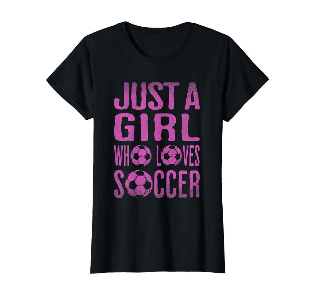 Just Who Loves Soccer Soccer Player T-Shirt - Novelty Apparel Men Women