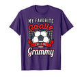 My Favorite Goalie Calls Me Grammy T-Shirt - Streetwear Style for Adults