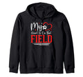 My Heart Is That Field Soccer Ball Sweatshirt - Trendy Graphic for Adults