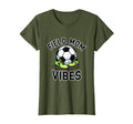 Field Mom Vibes Soccer Mom T-Shirt - Aesthetic Graphic for Adults