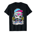Soccer Ball Melting Ice Cream Drip Goalie T-Shirt - Novelty Apparel Unisex