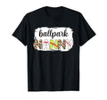 Bleached Ballpark Nanny Baseball T-Shirt - Casual Everyday Wear Unisex