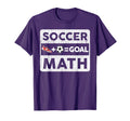 Funny Soccer Player Math Goal Lover T-Shirt - Custom Art Print for Adults