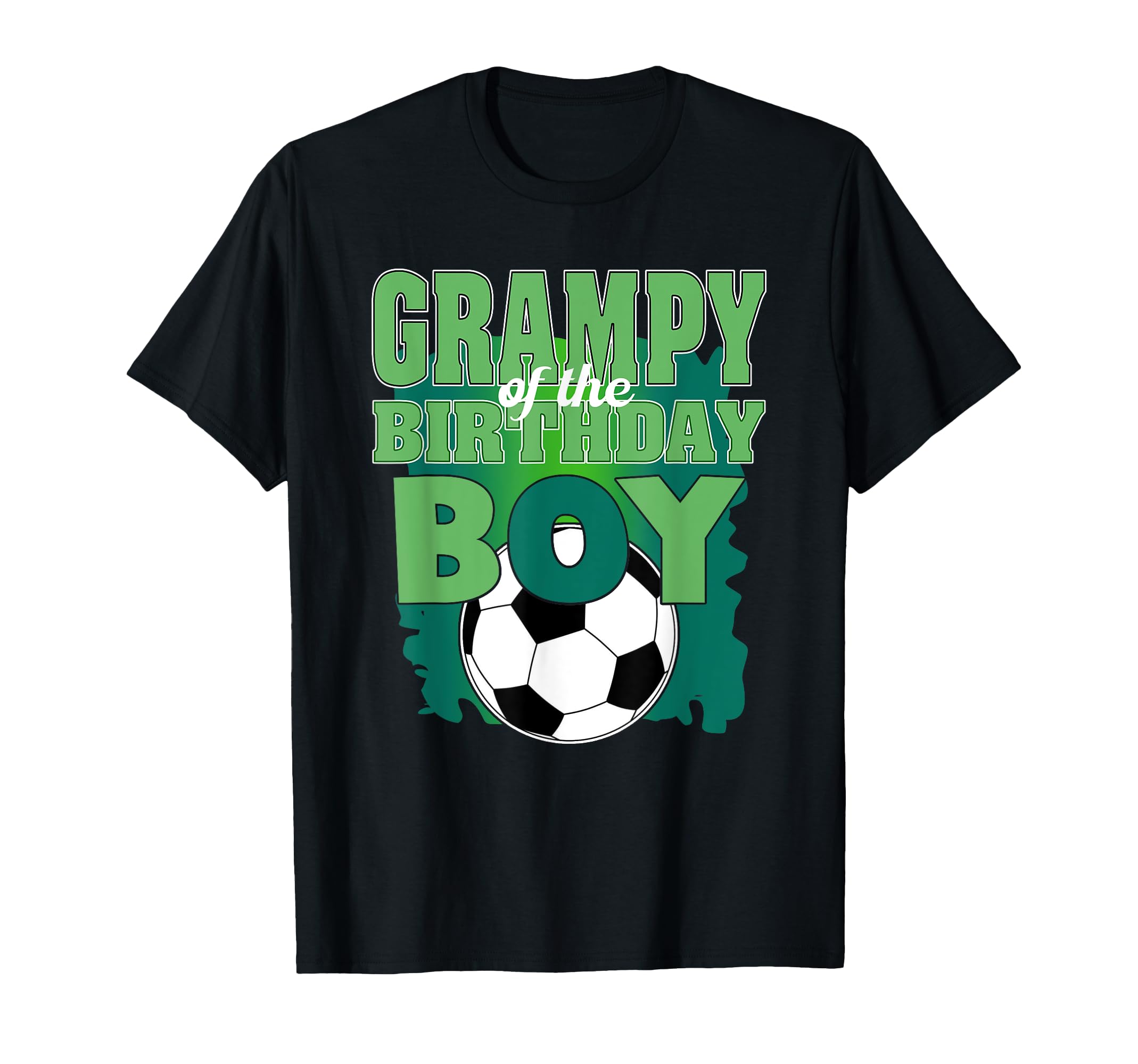 Grampy Birthday Soccer Group Family T-Shirt - Unique Graphic for Adults
